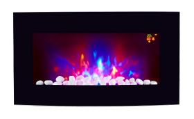 New LED menu options for truflame wall hung fire