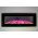 50inch Black Wall Mounted Electric Fire with 3 colour Flames purple flames