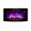 TruFlame Wall Mounted Arched Glass Electric Fire with Log Effect