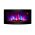 TruFlame Wall Mounted Arched Glass Electric Fire with Log Effect