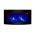 TruFlame Wall Mounted Arched Glass Electric Fire with Log Effect Blue LEDs