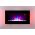 TruFlame LED Side Lit (7 colours) Wall Mounted Flat Glass Electric Fire with Log and Pebble Effect blue sides