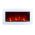 TruFlame 7 colour Side LEDs Wall Mounted Arched White Glass Electric Fire with Log Effect red side leds