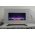 90cm White Wall Mounted Electric Fire with 10 colour Flames white flames