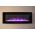 50inch Black Wall Hung Electric Fire with 3 colour Flames