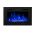 26inch Inset Black Wall Mounted Electric Fire with 3 colour Flames purples flames